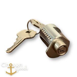 Cylinder Lock Steel Core 7 Pin With 2 Keys Storage Unit Round Locker Self Store